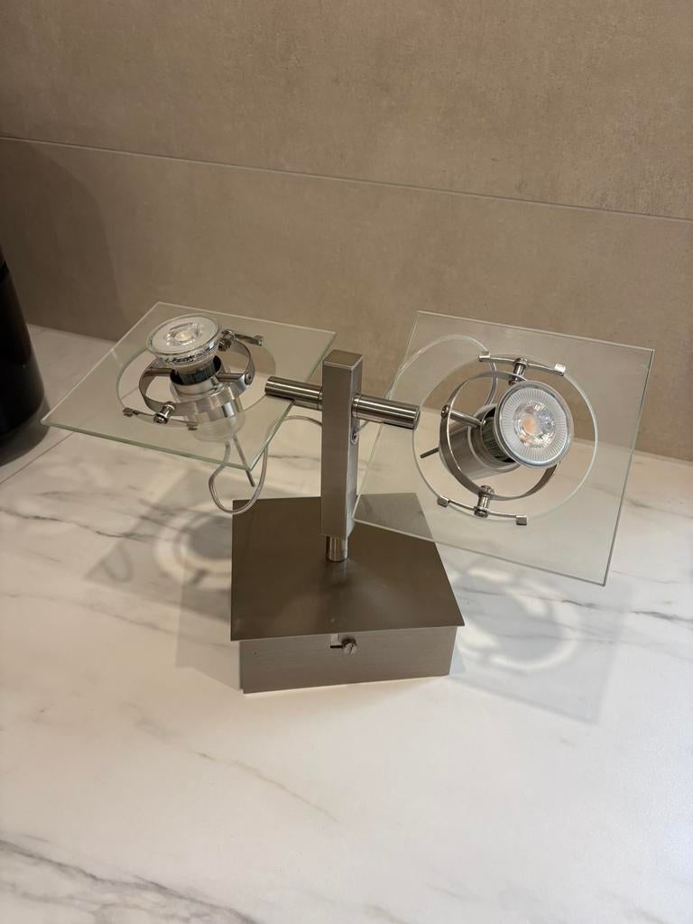 Plafond lamp, Ophalen, Zo goed als nieuw, Metaal of Aluminium