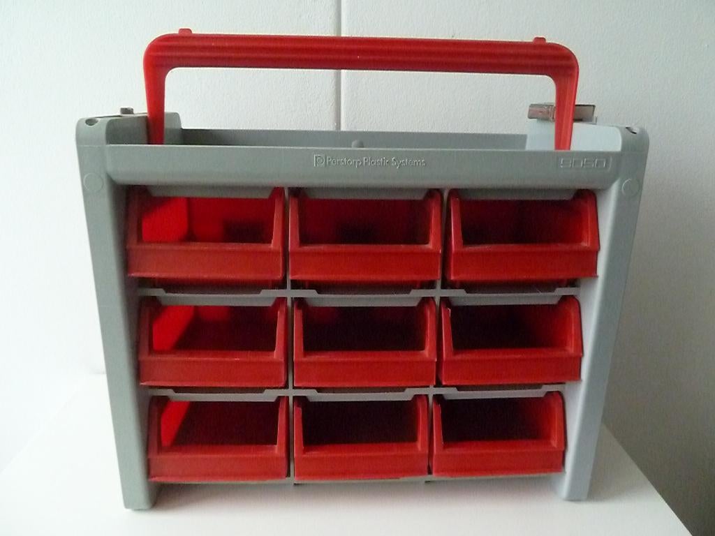 Perstorp Plastic Systems 9050 draagbare sorteerbak z.g.a.n., Doe-het-zelf en Verbouw, Gereedschap | Handgereedschap, Ophalen of Verzenden