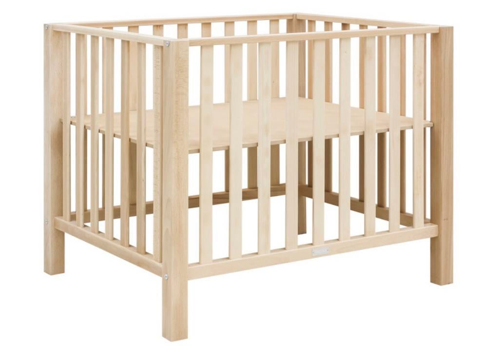 Bopita Box - Brent Naturel + Koeka boxkleed & Matras, Kinderen en Baby's, Boxen, Ophalen, Zo goed als nieuw, Boxkleed