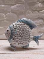 Decoratief Vissenbeeld - Keramiek, Tuin en Terras, Verzenden, Zo goed als nieuw, Overige materialen, Dierenbeeld