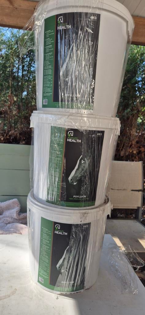 3x 4 kilo emmer Psylium fibres husk, Dieren en Toebehoren, Paarden en Pony's | Overige Paardenspullen, Ophalen of Verzenden, Nieuw