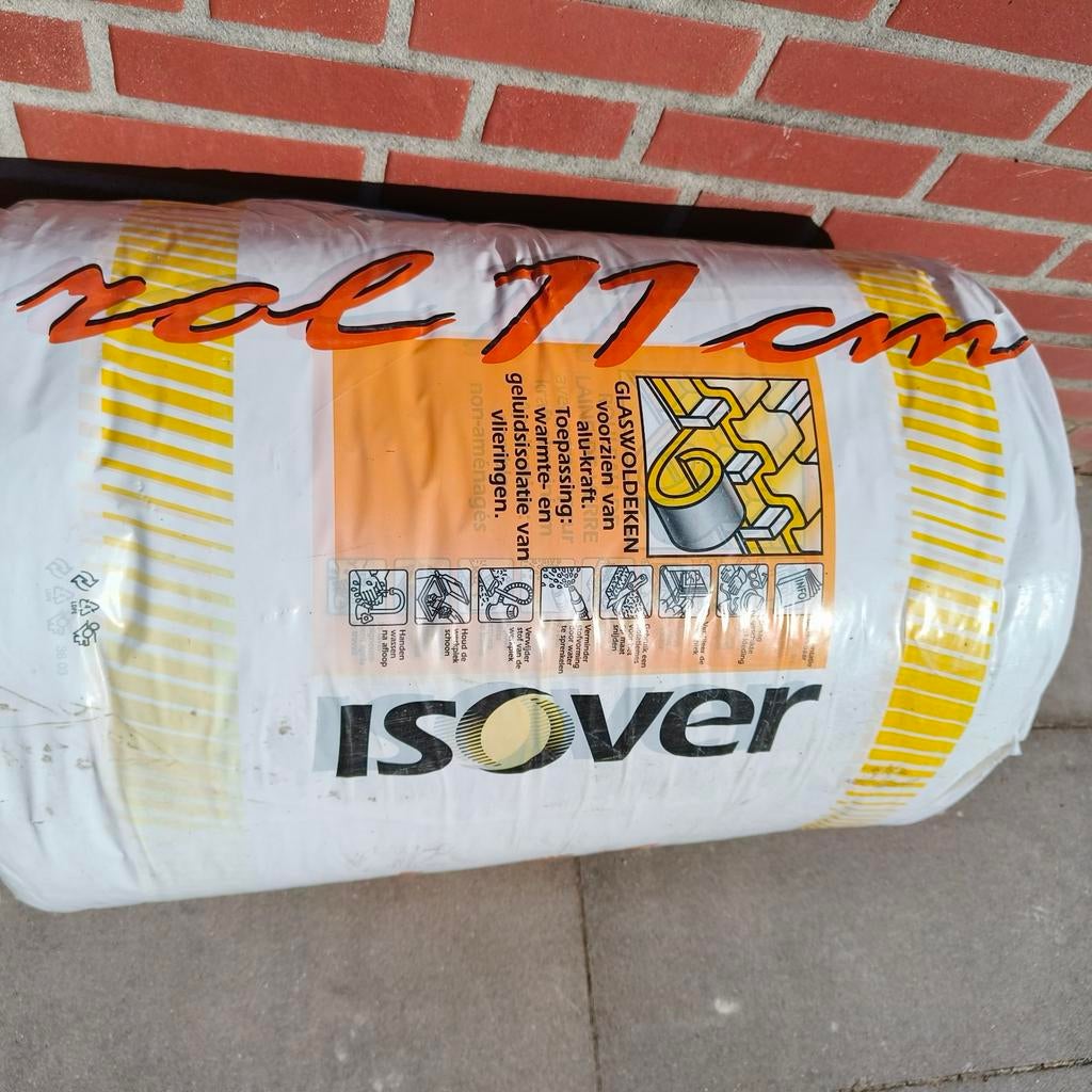 ISOVER Zolderisolatie glaswoldeken 3x, Ophalen, 12 cm of meer, Nieuw, 15 m² of meer