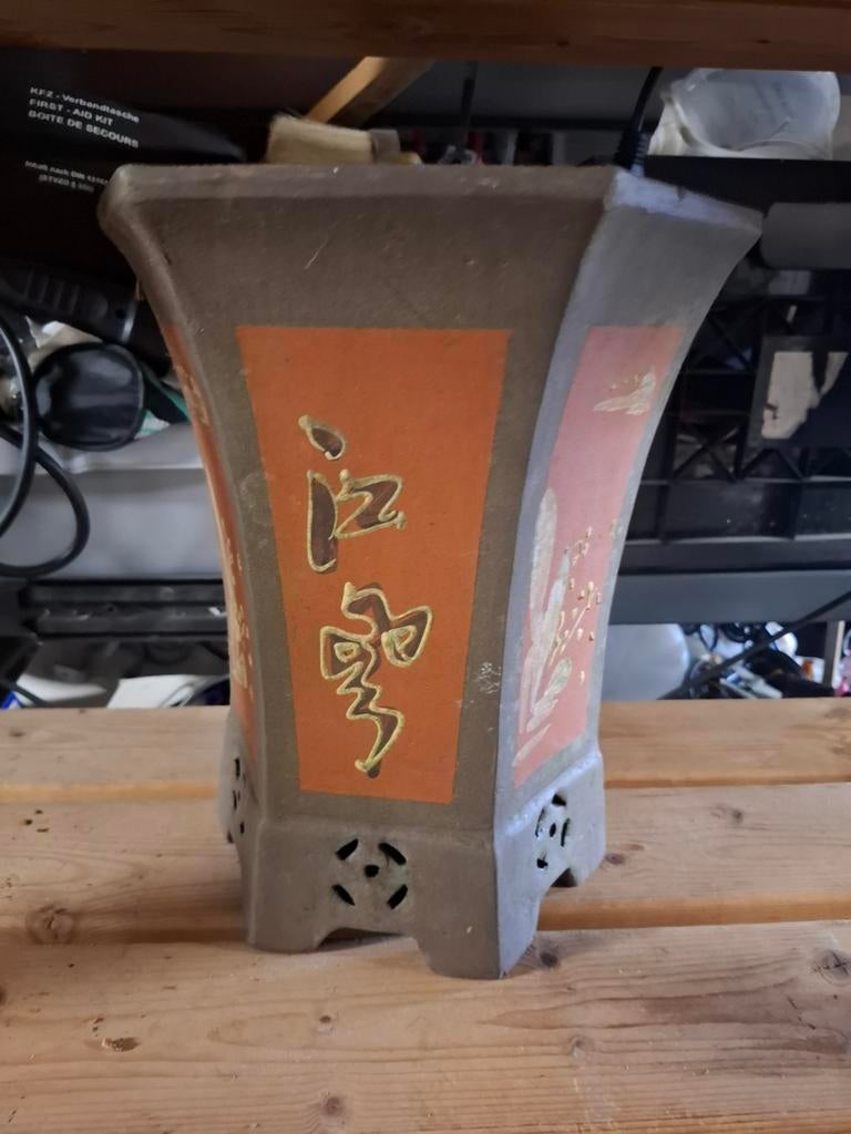 Chinese bloempot, Tuin en Terras, Bloempotten, Ophalen of Verzenden, Zo goed als nieuw