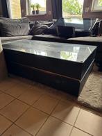 Richmond Salontafel Blackbone goud 150x80cm eric kluster, Gebruikt, 100 tot 150 cm, Glas, Minder dan 50 cm