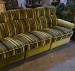 Vintage velvet modulaire zithoek inclusief fauteuil, Ophalen, Ellesexlusives@hotmail.com, Elles exclusives interieurstyling, Hoeksehofstraat 8