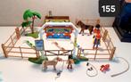 Playmobil Paarden Springparcours 4185 - Compleet & Z.G.A.N., Ophalen of Verzenden, Zo goed als nieuw, Complete set