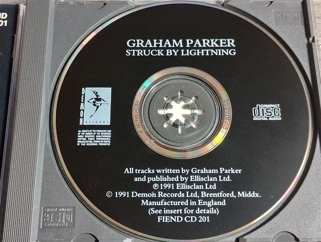 Graham Parker ‎- Struck By Lightning, Ophalen of Verzenden, Zo goed als nieuw, Poprock