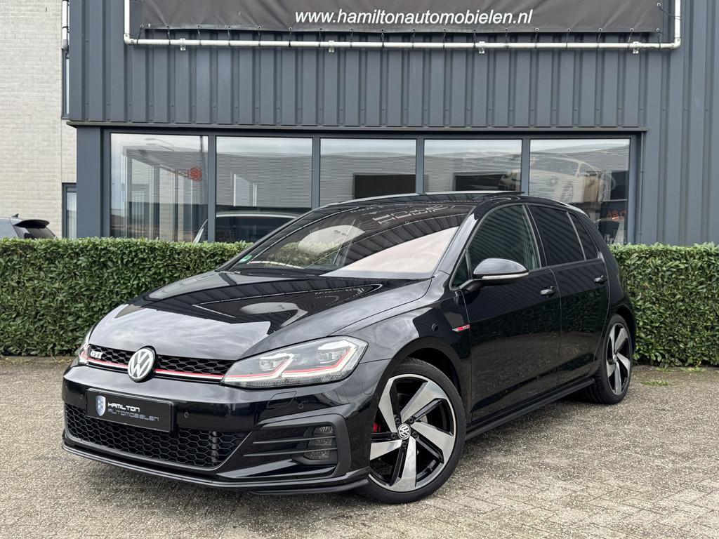 Volkswagen Golf 7,5 GTI 2.0 TSI 230pk DSG / Aut. Full Option, 4 cilinders, Zwart, Leder, Golf