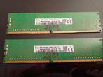 8Gb x2 ddr4 2400T dimm Hynix, Ophalen of Verzenden, DDR4, Desktop