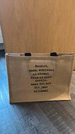 partij prachtige juten tassen met mooie wens, Diversen, Kerst, Ophalen, Zo goed als nieuw