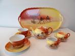 Art Deco Koffie/Theeset Victoria, porselein, Antiek en Kunst, Ophalen of Verzenden