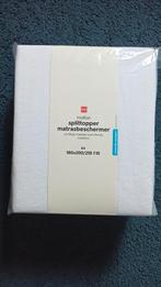 Nieuwe molton splittopper matrasbeschermer HEMA 180x200, Ophalen, Wit, Hoeslaken of Sloop, Nieuw