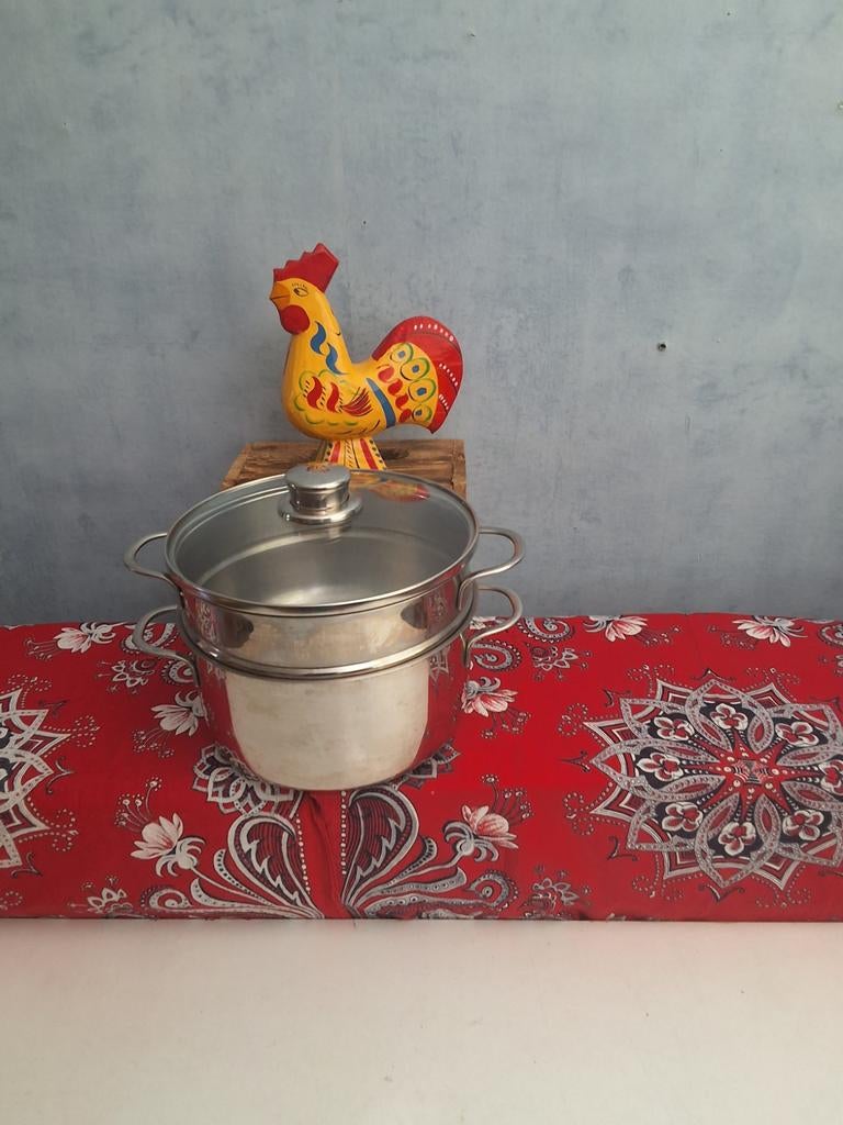 👌roestvrijstaal mooie couscous / rijst pan 3 foto's, Ophalen of Verzenden