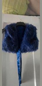 Paars fluffy vestje Maat 140, Ophalen of Verzenden, Zo goed als nieuw, Meisje, Trui of Vest