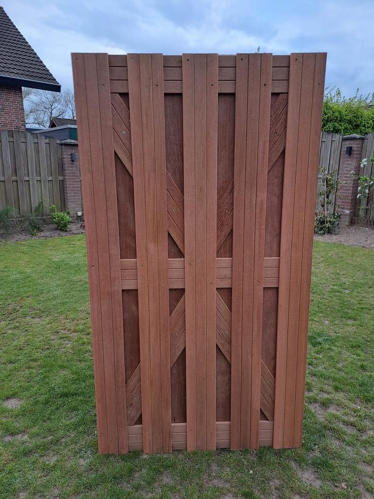 Hardhouten tuindeur 100x180 cm, nieuwI!!, Tuin en Terras, Tuinhekken en Hekwerk, Ophalen of Verzenden