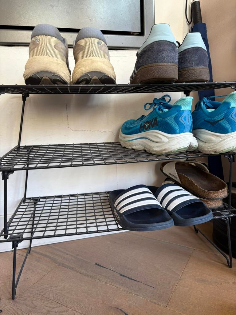 8x schoenenrekken van ikea, Ophalen, Zo goed als nieuw