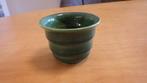 mooie donkergroene retro overpot, Ophalen of Verzenden, Overige typen