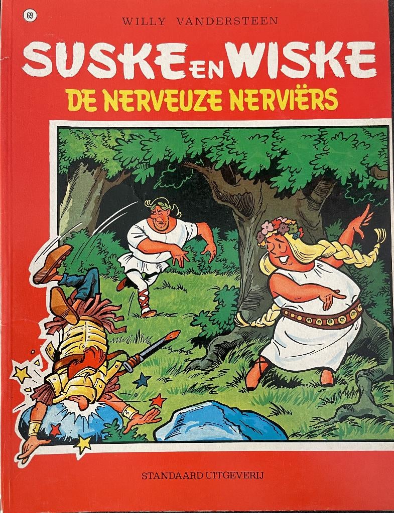 Suske en Wiske, De Nerveuze Nerviërs nummer 69, Eén stripboek, Ophalen of Verzenden, Zo goed als nieuw, Willy Vandersteen