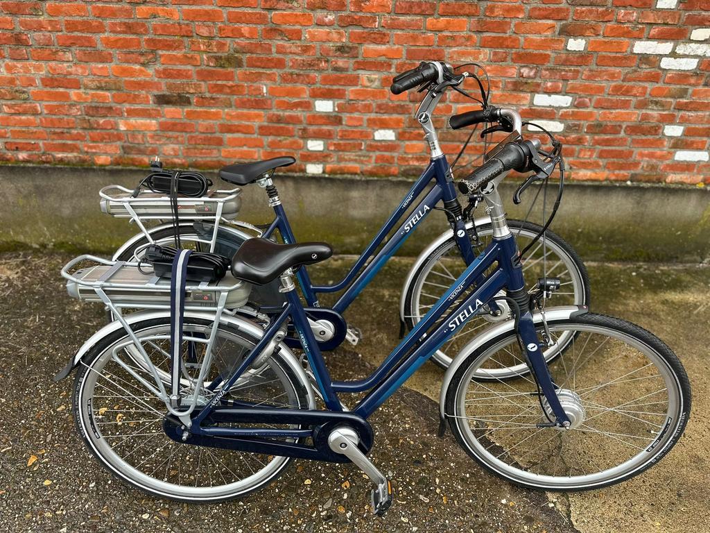 Set electrische stella vicenza fietsen, Versnellingen, Zo goed als nieuw, 50 tot 53 cm, Ophalen
