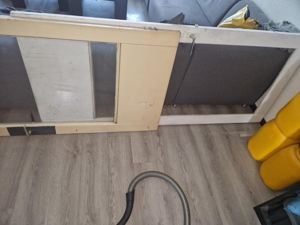 Gratis af te halen: 2 x deur (1 zonder glas), Doe-het-zelf en Verbouw, Deuren en Horren, Ophalen, Gebruikt, 80 tot 100 cm, Binnendeur
