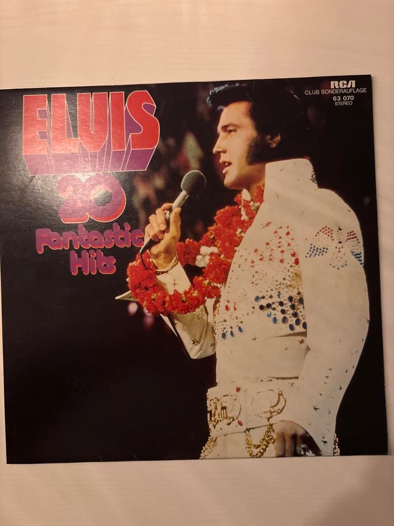 Elvis Presley - 20 Fantastic Hits LP (Club Sonderauflage), Ophalen of Verzenden, Zo goed als nieuw, Cd of Plaat