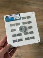 Nedco Ventilatie rooster Afsluitbaar Wit 160x160mm, Ophalen of Verzenden, Nieuw, Ventilator