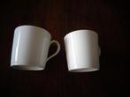 Villeory & Boch / Heinrich 2 witte porseleinen bekers, Ophalen of Verzenden, Zo goed als nieuw, Effen, Kop(pen) en/of Schotel(s)