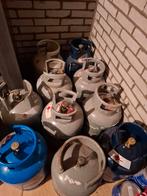 10 gasflessen tekoop in de volgende maten (10kg tot 13kg), Steen of Klei, Zwart, Ophalen of Verzenden, 15 m² of meer