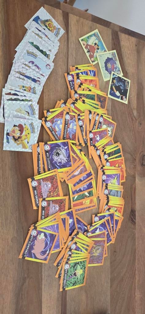 200+ 1999 vintage artbox pokemon stickers, Ophalen of Verzenden, Zo goed als nieuw, Meerdere stickers