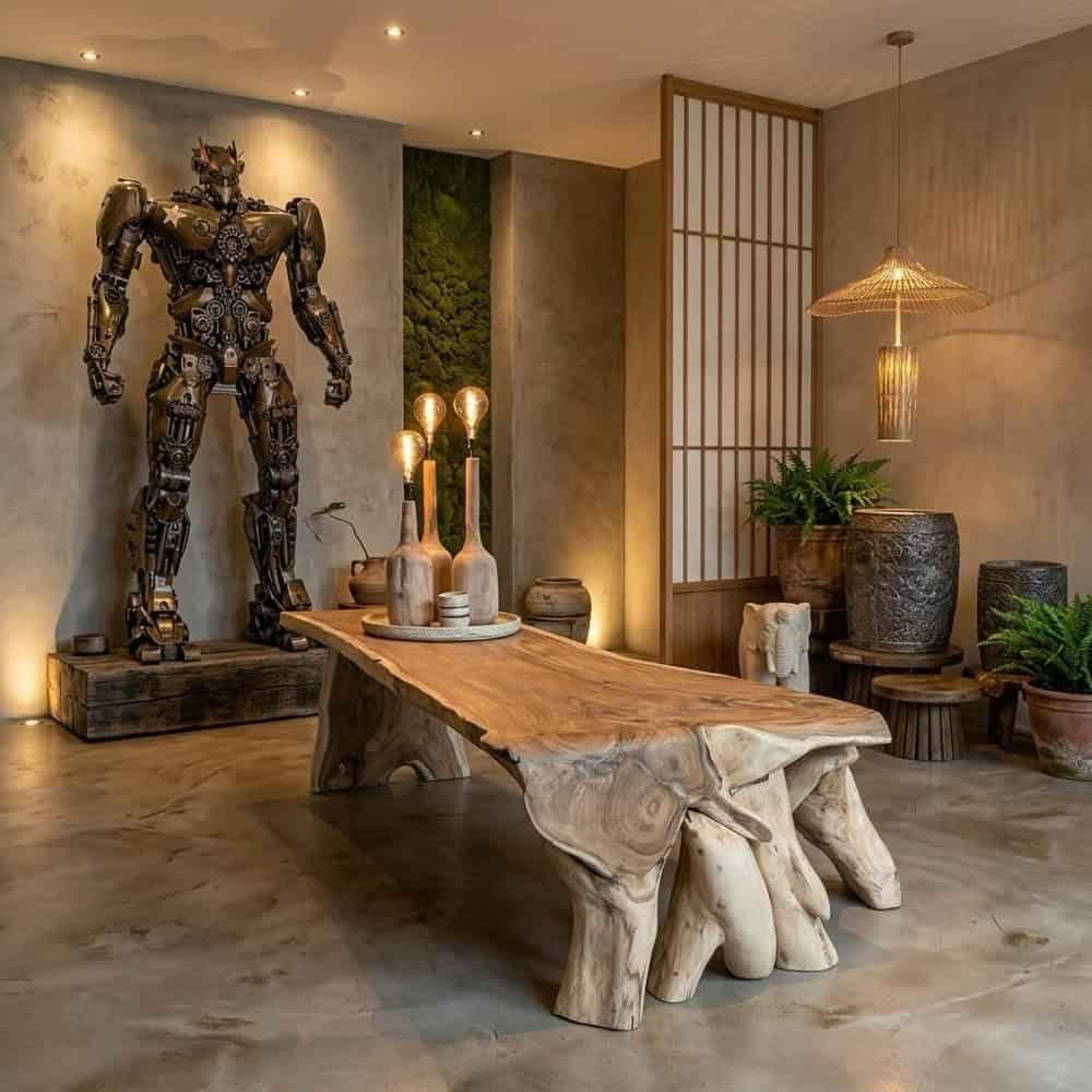 Suarhouten Boomstamtafel | 40+ op Voorraad | Alle Maten, Overige materialen, 100 tot 150 cm, Sventerior, Info@mokana.nl