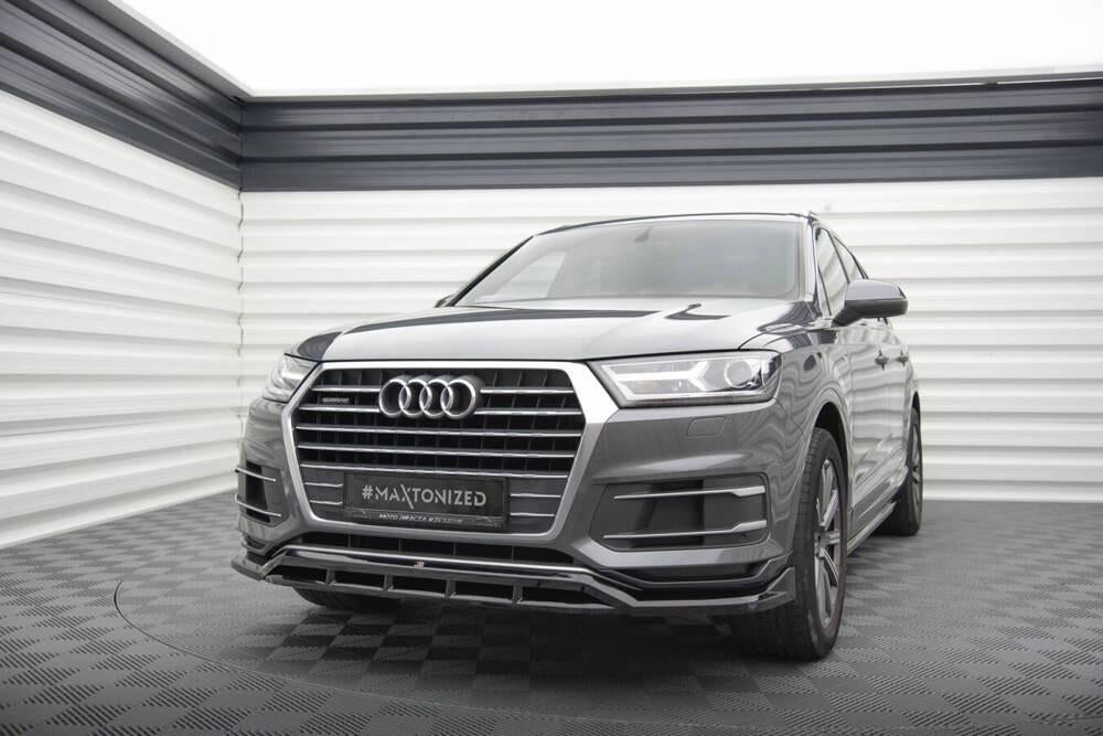 Voorlip sideskirt diffuser spoiler - Audi Q7 15-19