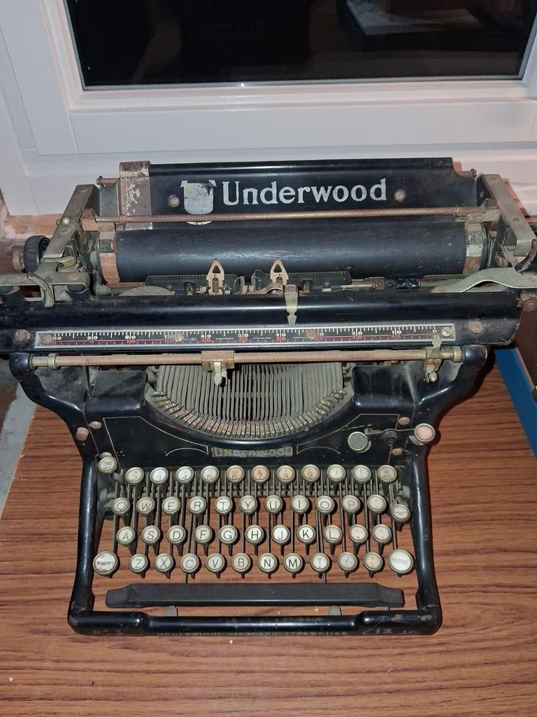 Underwood typemachine, Ophalen