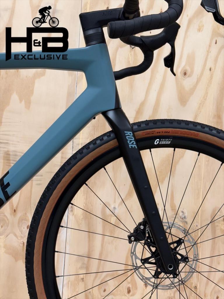 Rose Backroad Rival eTap AXS XPLR Carbon Gravelbike, 28 inch, Carbon, 10 tot 15 versnellingen, Heren