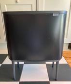 Brabantia Bo Touch Bin prullenbak, zwart, 3x11 liter, Ophalen, Gebruikt, 50 tot 75 cm, Metaal