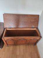 Deken kist met klep 25 euro, Ophalen, Eikenhout, 50 tot 100 cm, Minder dan 50 cm