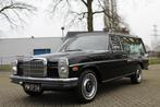 Mercedes-Benz 200-serie 240D Hearse Pilato Rouwauto TOP COND, Auto's, Oldtimers, Lederen bekleding, Zwart, Overige carrosserieën