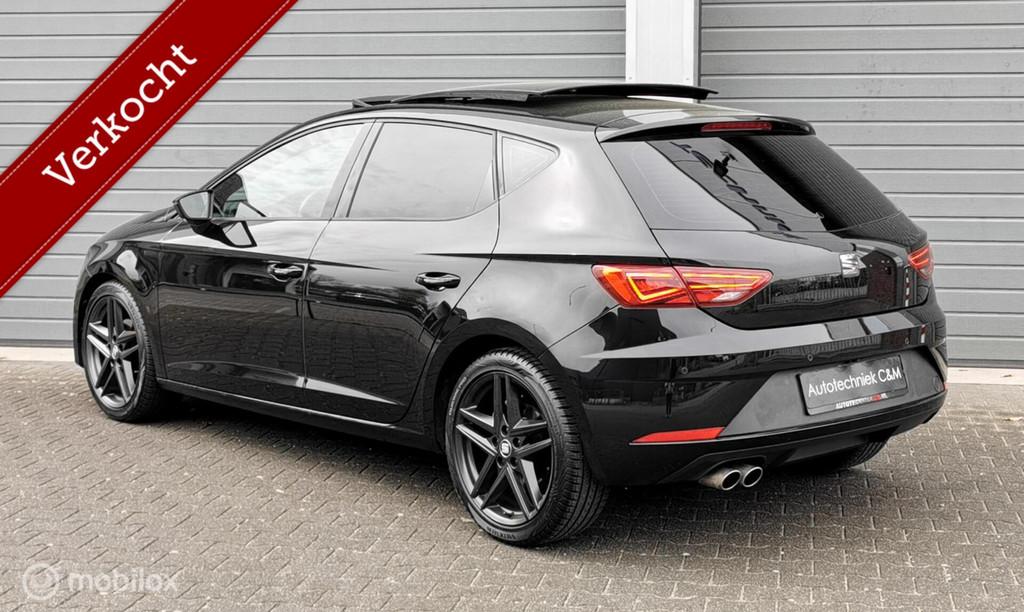 Seat Leon 1.5 TSI FR 150PK/DSG/ACC/PANO/CAMERA/BEATS/VIRTUAL, 1498 cc, Zwart, 150 pk, Leon