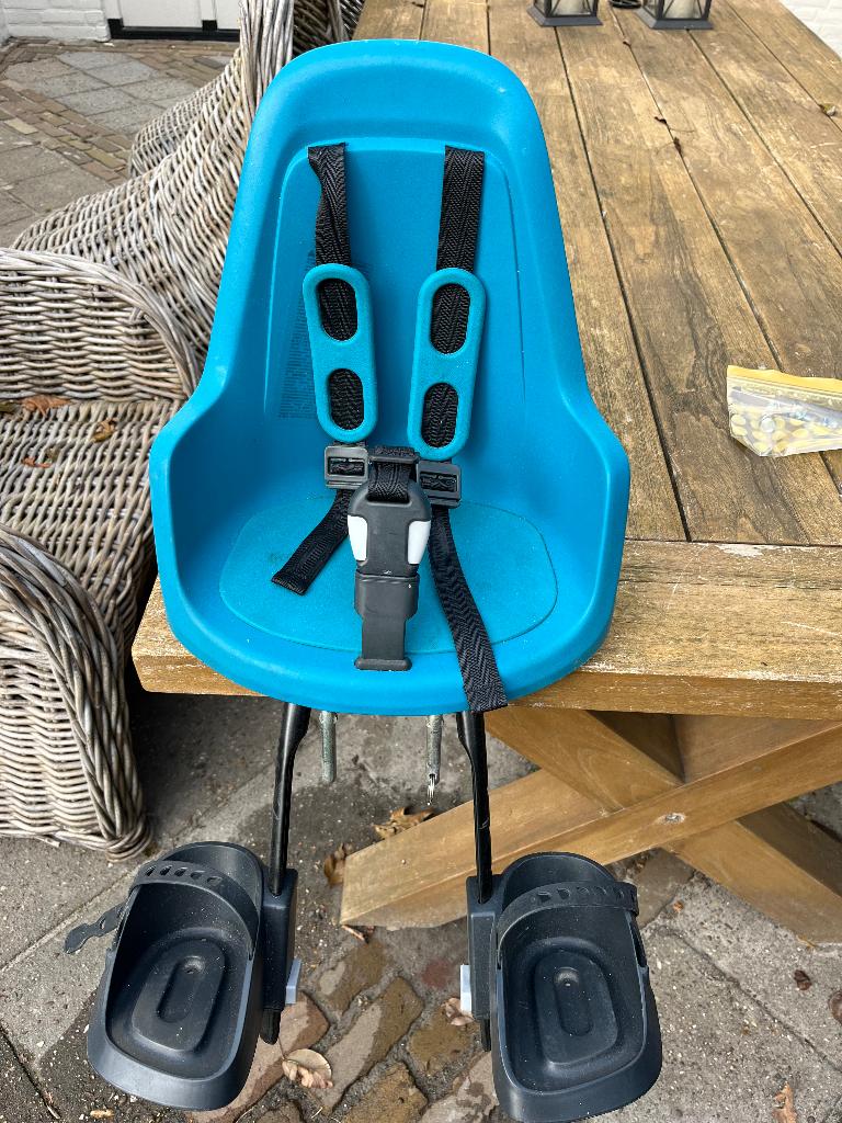 Bobike fietsstoeltje, Ophalen, Voetsteuntjes, Voorzitje, Zo goed als nieuw