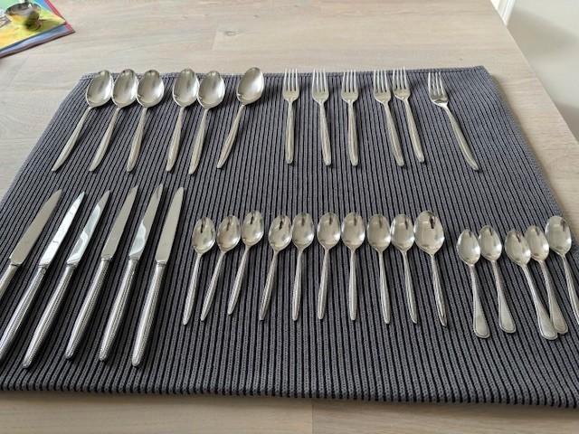 Gero verzilverd bestek, Huis en Inrichting, Keuken | Bestek, Zo goed als nieuw, Bestekset, Overige materialen, Ophalen of Verzenden