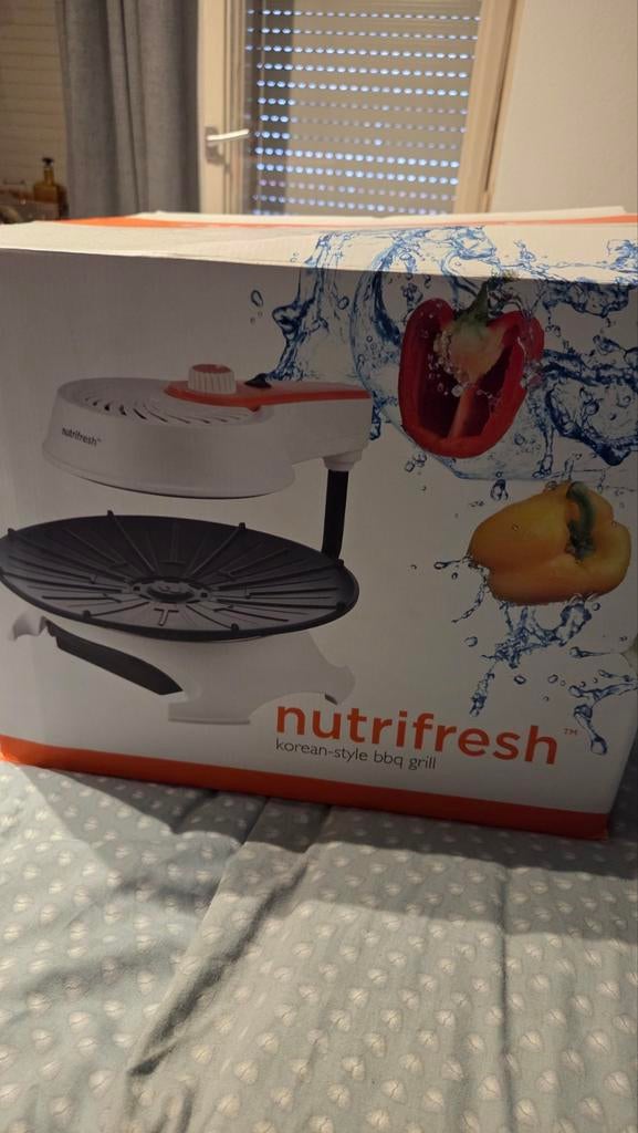 Nutrifresh Korean-style BBQ grill, Ophalen, Zo goed als nieuw, 4 t/m 7 personen