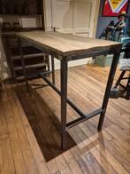Industriële bartafel / statafel – hout & staal, Ophalen