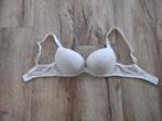 Nette witte bh met kant van Livera, maat 70C. Push up bh., Ophalen of Verzenden, Onb, BH, Onb