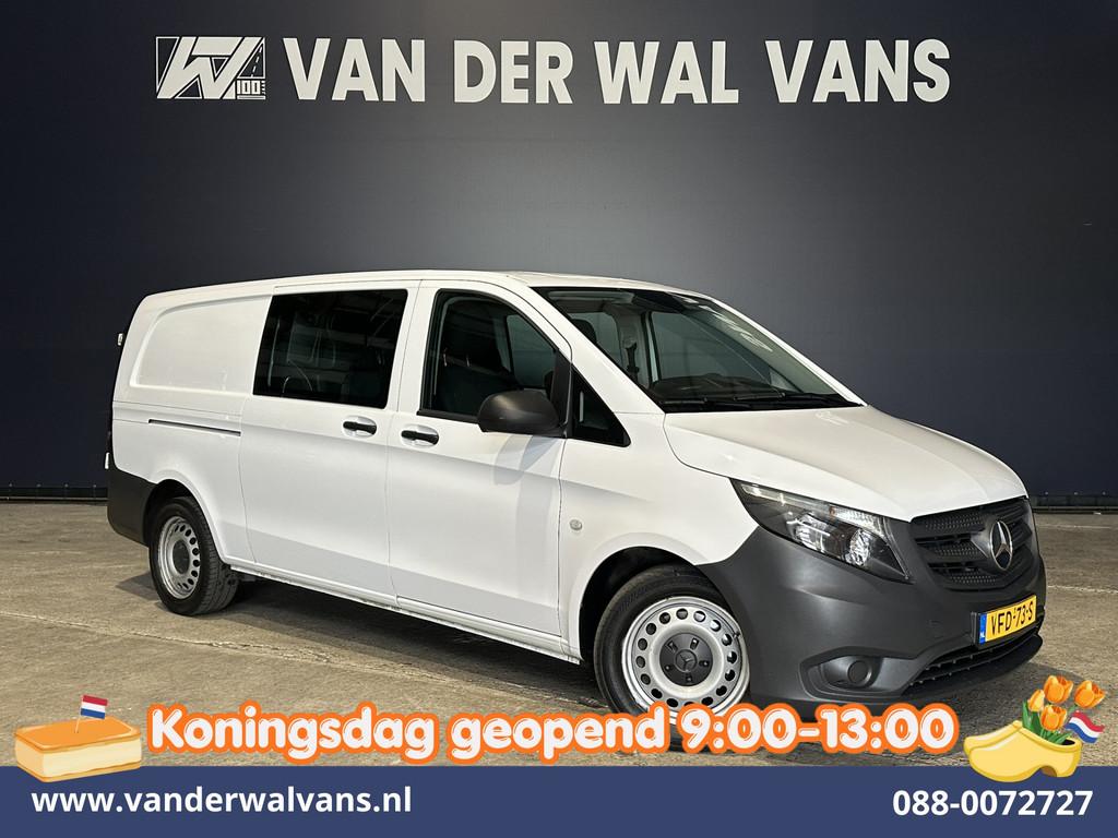 Mercedes-Benz Vito 114 CDI 136pk Automaat L3H1 Dubbele Cabin, Auto's, Bestelauto's, Automaat, Gebruikt, 4 cilinders, 2000 kg