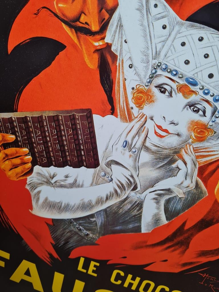 Fausta emaille bord nieuw, Verzamelen, Merken en Reclamevoorwerpen, Ophalen of Verzenden, Nieuw, Reclamebord