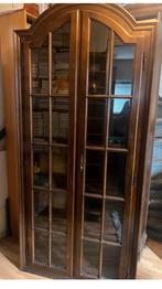 Vintage  kast met toog en glazen deuren, Ophalen, Gebruikt, 50 tot 100 cm, 150 tot 200 cm