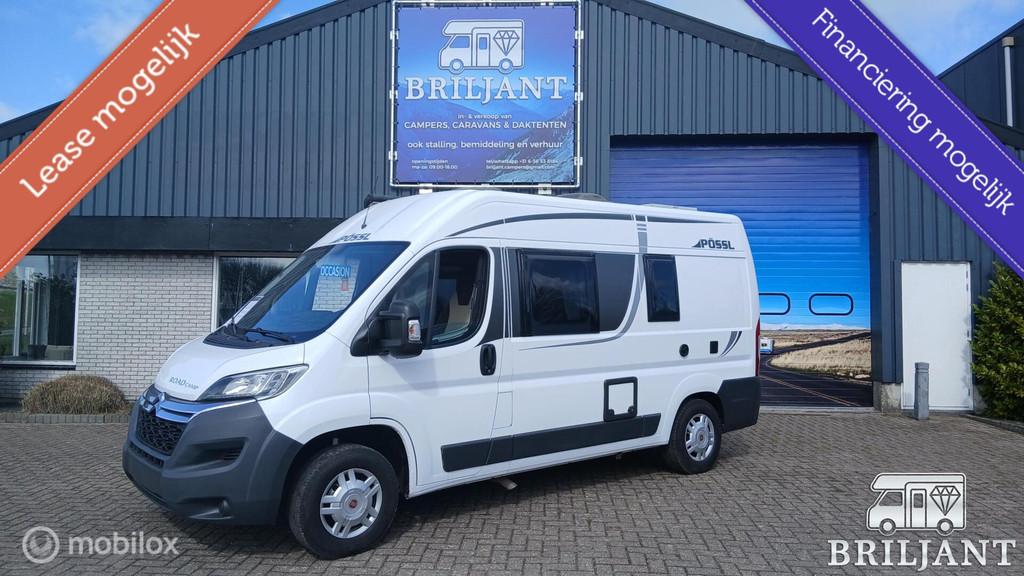 Possl citroën.. 2017 buscamper dwarsbed, Caravans en Kamperen, Campers, Ringverwarming, Tot en met 2, Bedrijf, Luifel