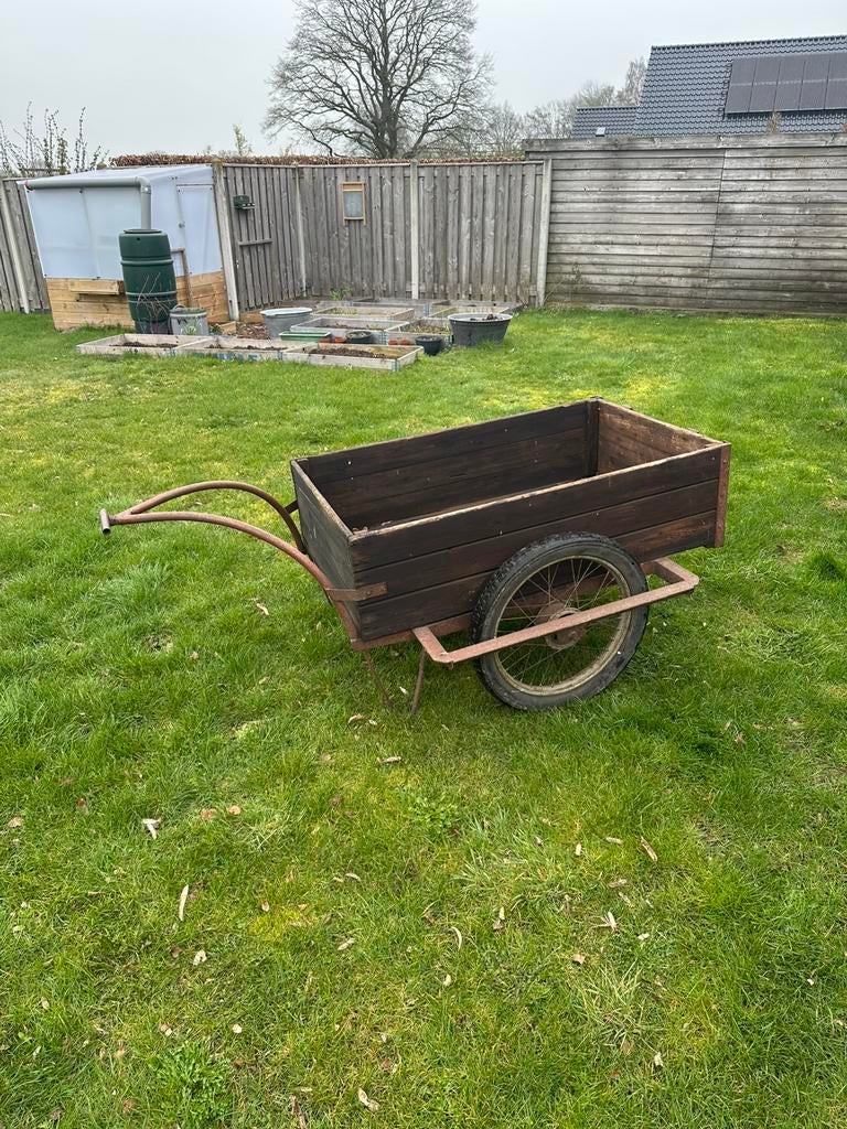 Mooie oude handkar, Ophalen of Verzenden, Zo goed als nieuw, 80 kg of meer