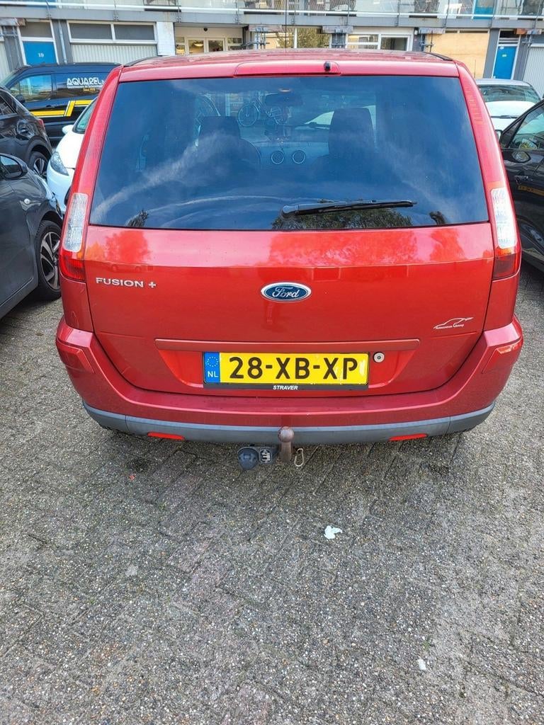 Ford Fusion 1.6 16V 2007 Rood, Auto's, Voorwielaandrijving, 1596 cc, 15 km/l, 100 pk