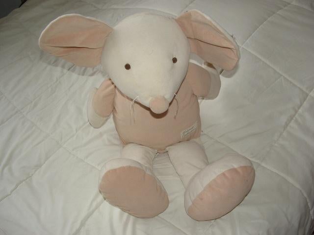 TIAMO MUIS VELOURS WIT MET BEIGE LIJFJE NEUSJE, Ophalen of Verzenden, Nieuw, Overige typen