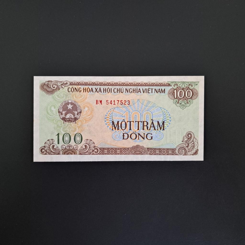 100 dong Vietnam #026, Verzenden, Zuidoost-Azië, Los biljet